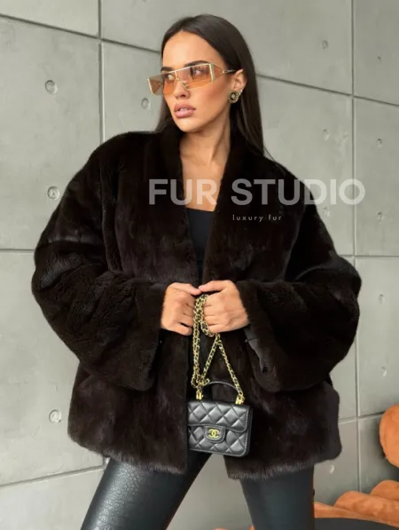 Полушубок норковый SAGA FURS - Winter 2026 - фото 5