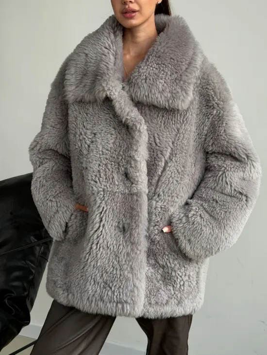 Полушубок из овчины - фото 5