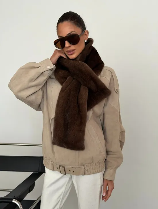 Шарф из меха норки - фото 10