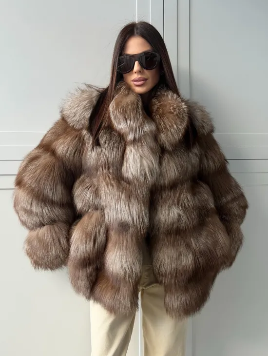 Полушубок из финской лисы - фото 6