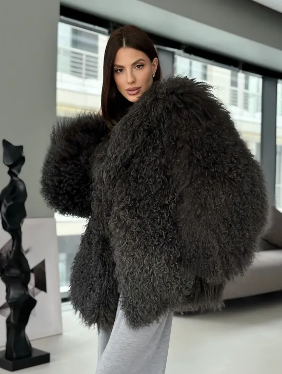 Шубка из ламы - фото 10